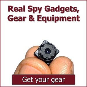 Real Spy Gear, Gadgets and Equipment